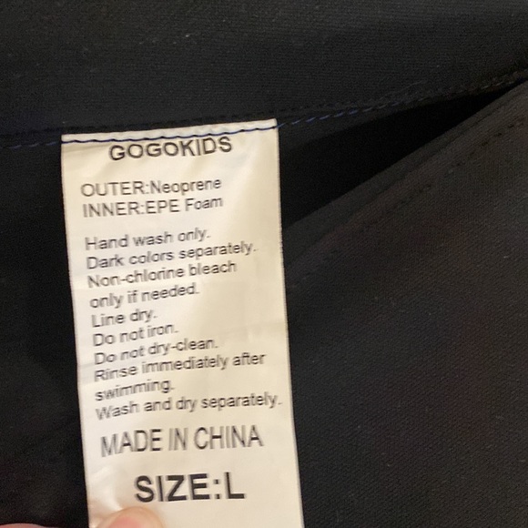 Gogokids Kids Swim Vest jacket size L age 6-7 fits true to size - Picture 4 of 10